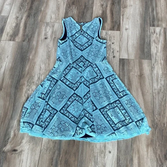 Women’s Aqua/Navy Xhilaration Dress, Size S - Picture 3 of 6